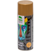 Універсальна акрилова аерозольна емаль Rino золото металік (RP-35)