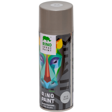Универсальная акриловая аэрозольная эмаль Rino серебро металлик (RP-36)
