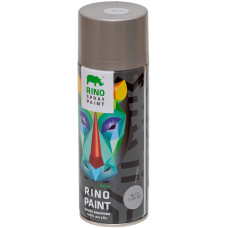 Универсальная акриловая аэрозольная эмаль Rino серое серебро (RP-125)