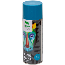 Универсальная акриловая аэрозольная эмаль Rino небесно-голубая (RP-15)