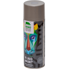 Универсальная акриловая аэрозольная эмаль Rino серая (RP-22)