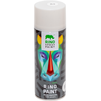 Універсальна акрилова аерозольна емаль Rino біла (RP-40)