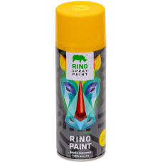 Універсальна акрилова аерозольна емаль Rino жовта (RP-41)