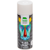 Універсальна акрилова аерозольна емаль Rino біла матова (RP-5)