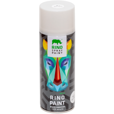 Універсальна акрилова аерозольна емаль Rino біла матова (RP-5)
