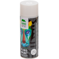 Універсальна акрилова аерозольна емаль Rino біла матова (RP-5)