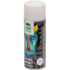 Універсальна акрилова аерозольна емаль Rino біла матова (RP-5)
