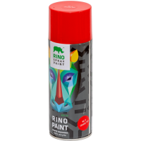 Універсальна акрилова аерозольна емаль Rino червона (RP-6)