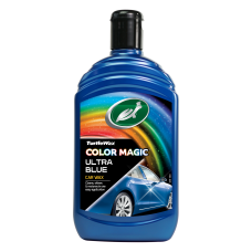 Полироль для кузова с восстановлением цвета Turtle Wax Color Magic Blue синяя, 500 мл (52709)