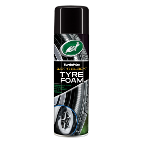 Поліроль-піна для чорніння та очищення шин Turtle Wax Wet-n-Black, 500 мл (53180)