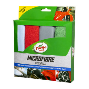 Набор микрофибровых салфеток для кузова и интерьера 300х400 (4 шт.) Turtle Wax (X9314)