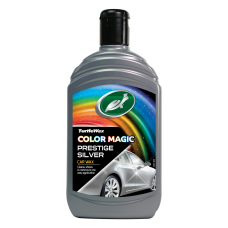 Полироль для кузова с восстановлением цвета Turtle Wax Color Magic Silver серебристая, 500 мл (52710)