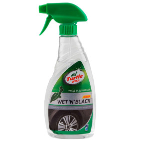 Полироль для чернения шин и пластика Turtle Wax Wet-n-Black, 500 мл (53943)