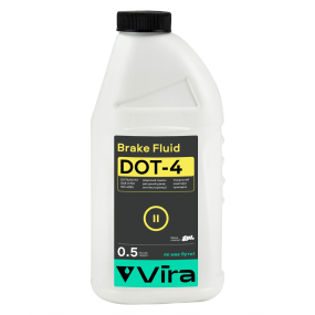 Рідина гальмівна VIRA Brake Fluid DOT-4, 500 мл (VI1001)