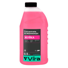 Омыватель стекла летний VIRA концентрат жвачка, 0,5 л (VI0509)