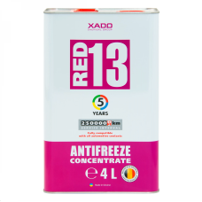 Жидкость охлаждающая XADO Antifreeze Red 13 концентрат, 4 л (990007)