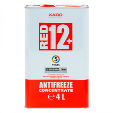 Жидкость охлаждающая XADO Antifreeze Red 12+ концентрат, 4 л (990014)