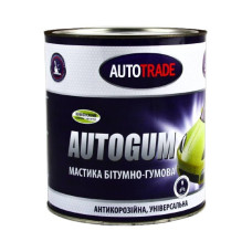 Мастика резиново-битумная Autotrade, 2,4 кг (131106)