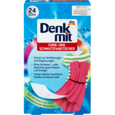 Серветки для прання від зміни кольору Denkmit Farb-und Schmutzfangtücher, 24 шт (1401482)