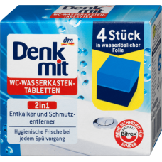 Таблетки в бачок 4 шт Denkmit WC, 216 г (2978409)