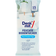 Серветки вологі для підлоги Denkmit Purer frische-duft, 15 шт (1046205)