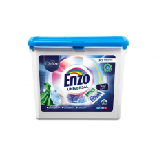 Капсули для прання 3 в 1 Deluxe Enzo UNIVERSAL, 30 шт (984196161)