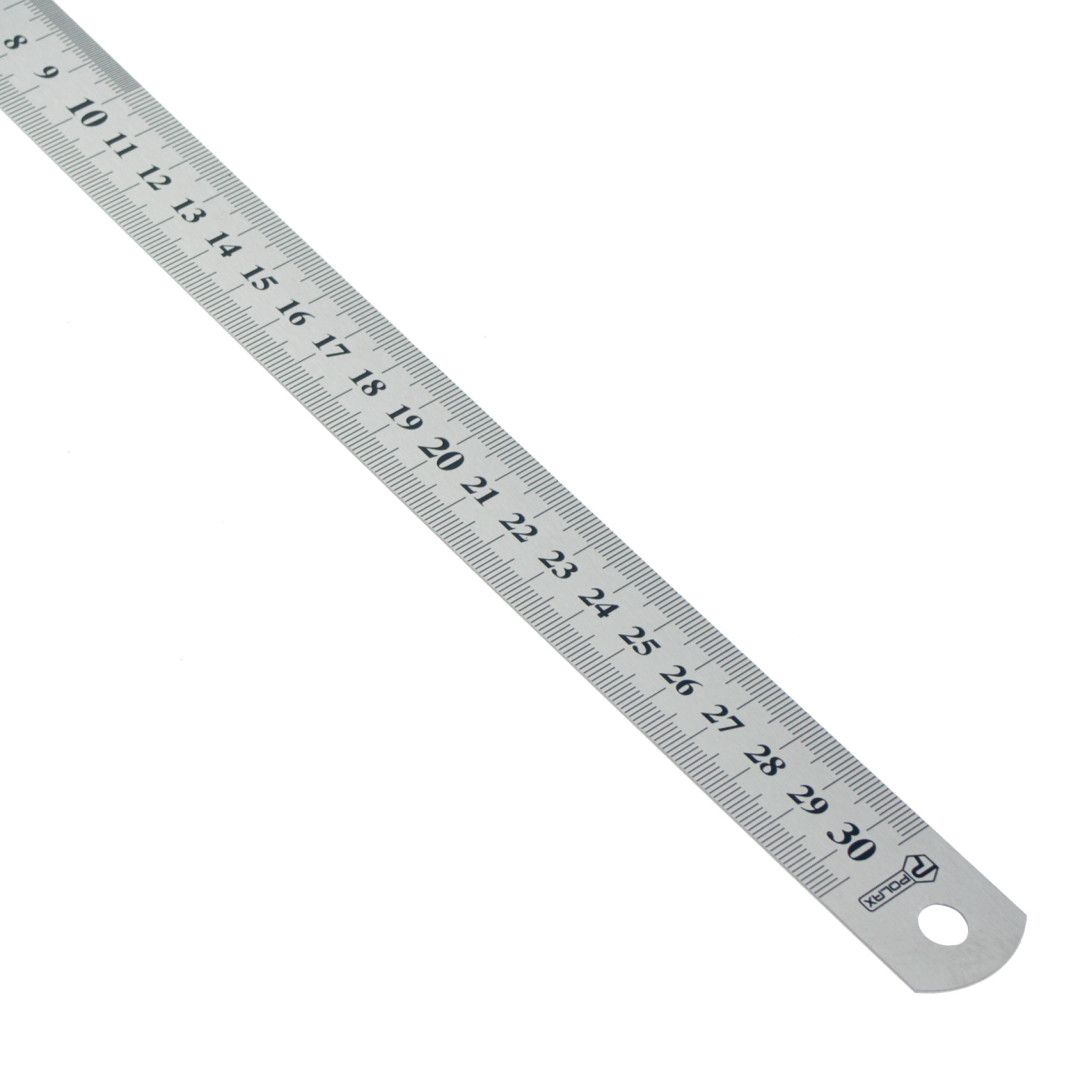 Линейка металлическая Polax 30 см (38-010)
