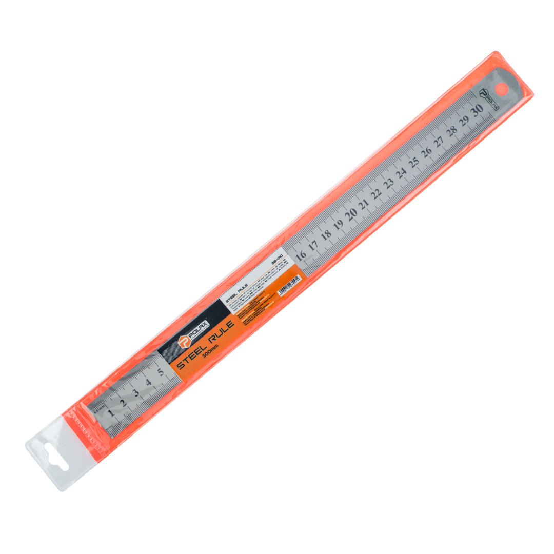 Линейка металлическая Polax 30 см (38-010)