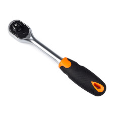 Рукоятка тріскачка з храповим механізмом на 72 зуби 1/2" Polax,  (25-076)