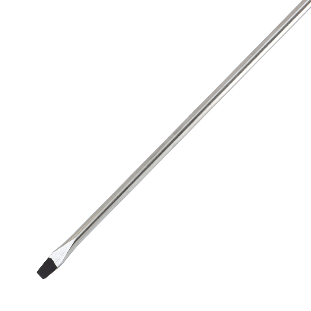 Отвертка Polax шлицевая плоская SL3 X 100, Cr-V (51-055)