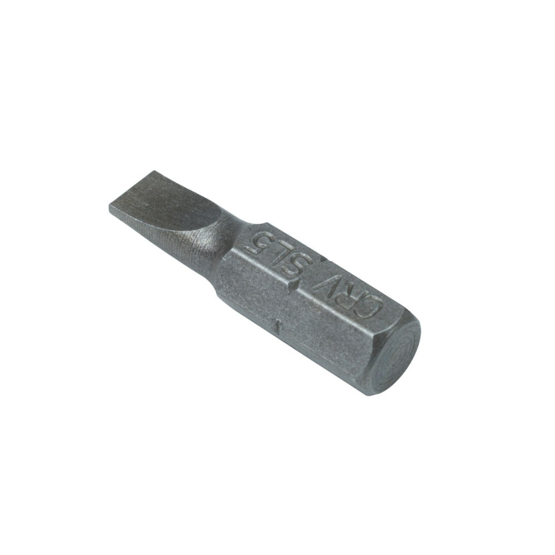 Бита стальная Polax 25 мм SL5 1/4" ,10 шт (51-069)