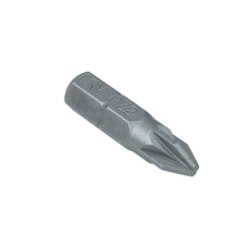 Біта сталева Polax 25 мм PZ2 1/4" ,10 шт (51-072)