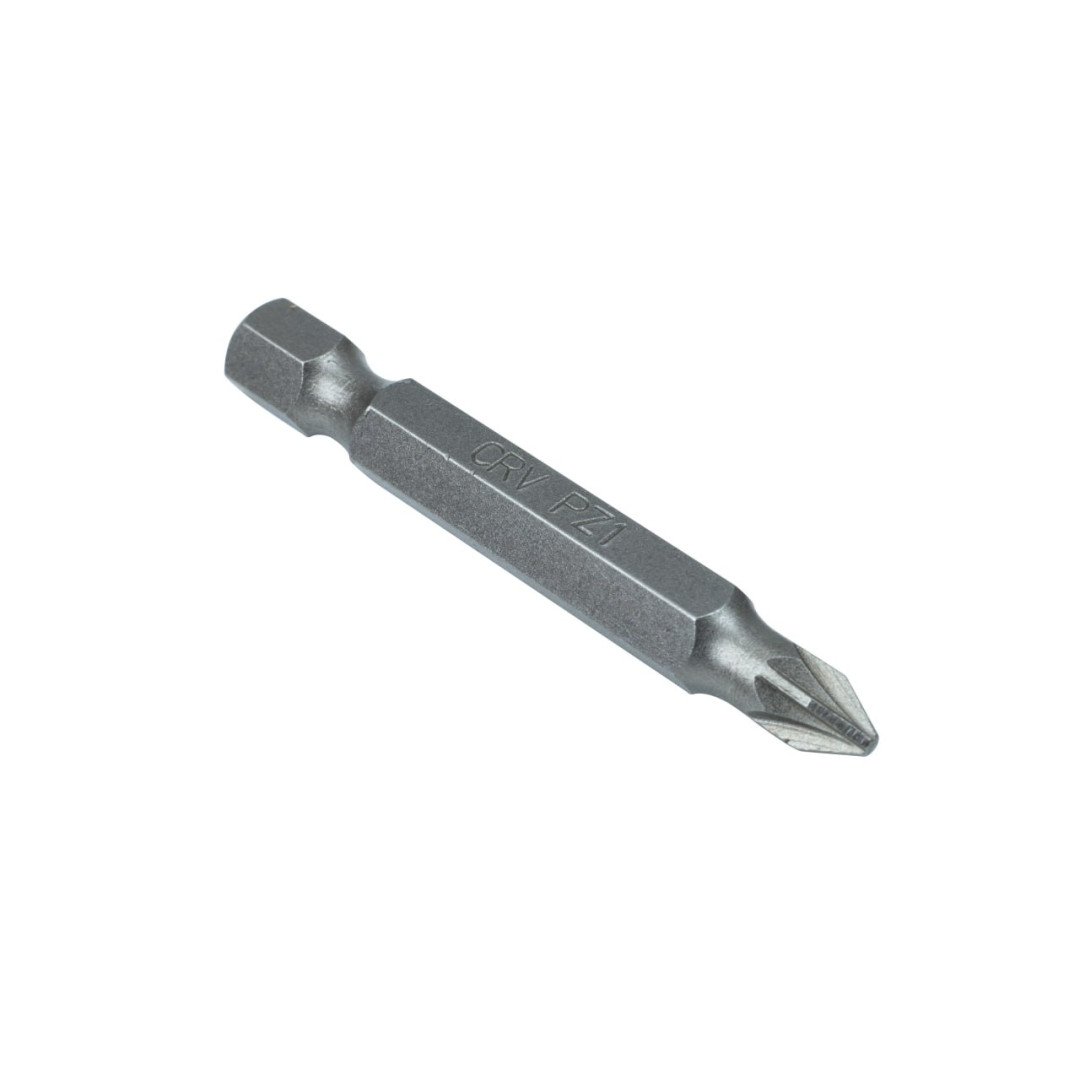 Бита стальная Polax 50 мм PZ1 1/4" ,10 шт (51-080)