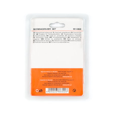 Бита двухсторонняя Polax стальная 50 мм PH1-PH2 1/4", 10 шт (51-083)