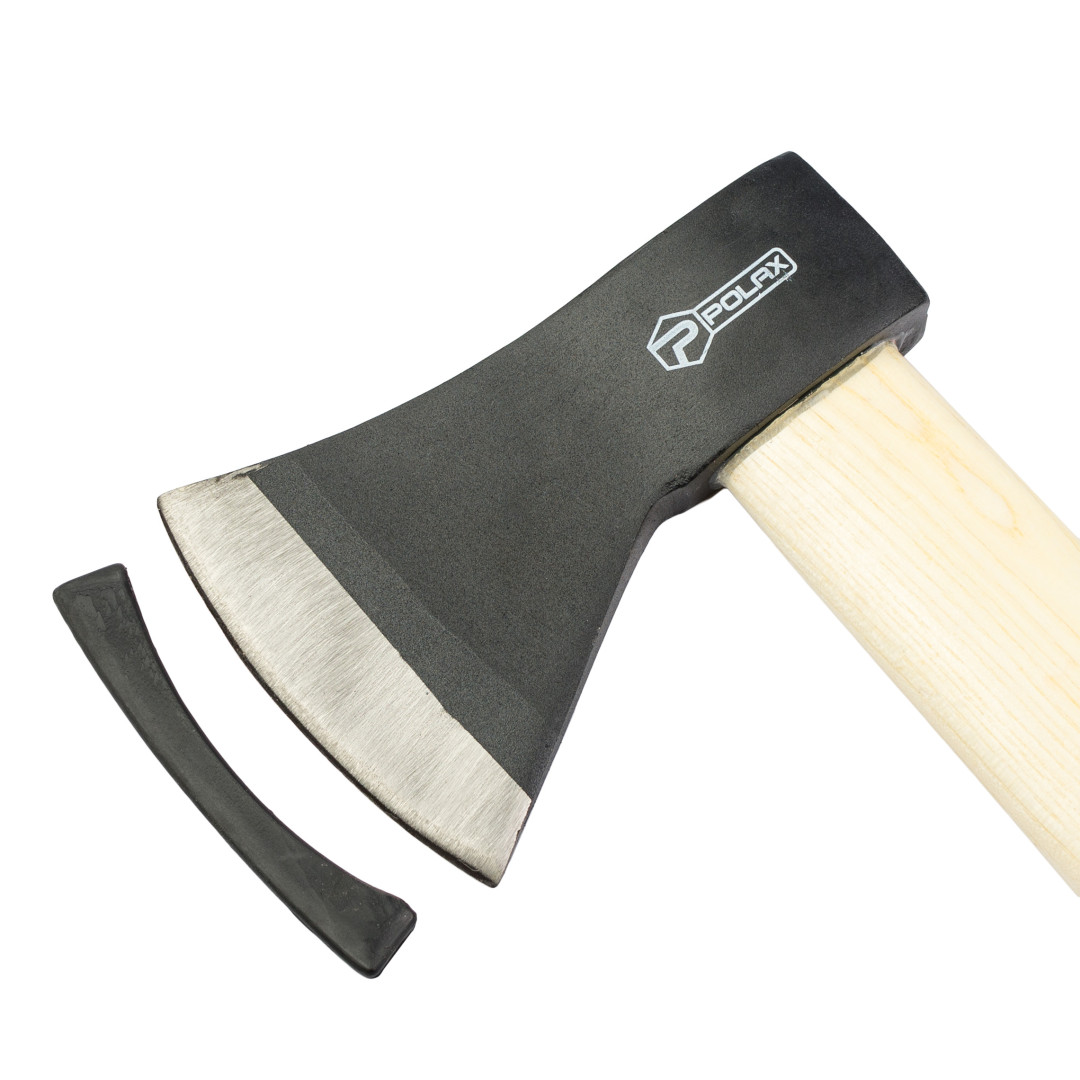 Топор Polax универсальный, деревянная ручка 1200 г (36-042)