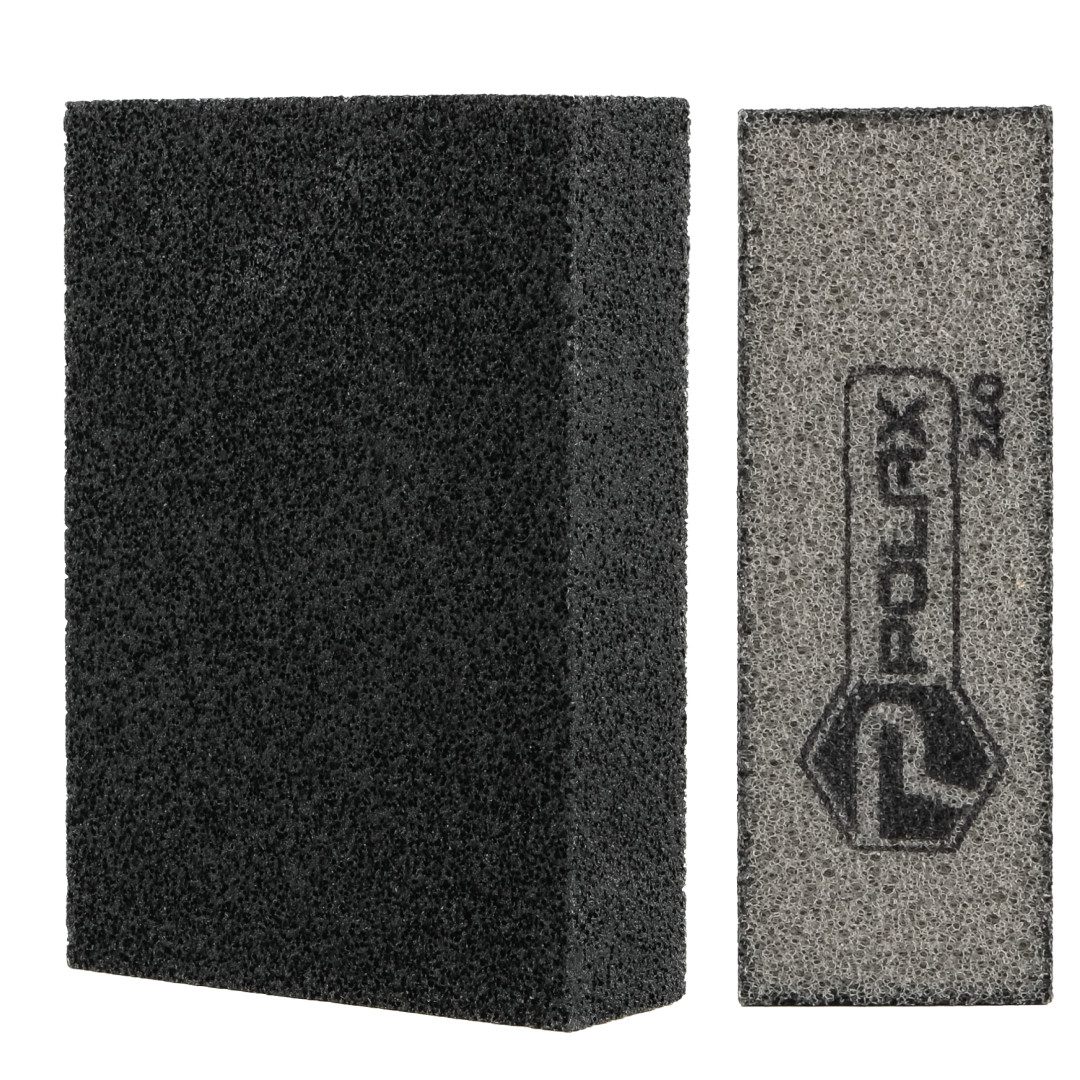Губка шлифовочная P240 Polax прямая 100х70х25 мм (54-193)