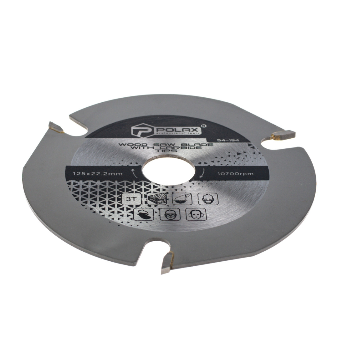 Пильный диск по дереву Polax 125 х 22.2 х 3Т (54-194)