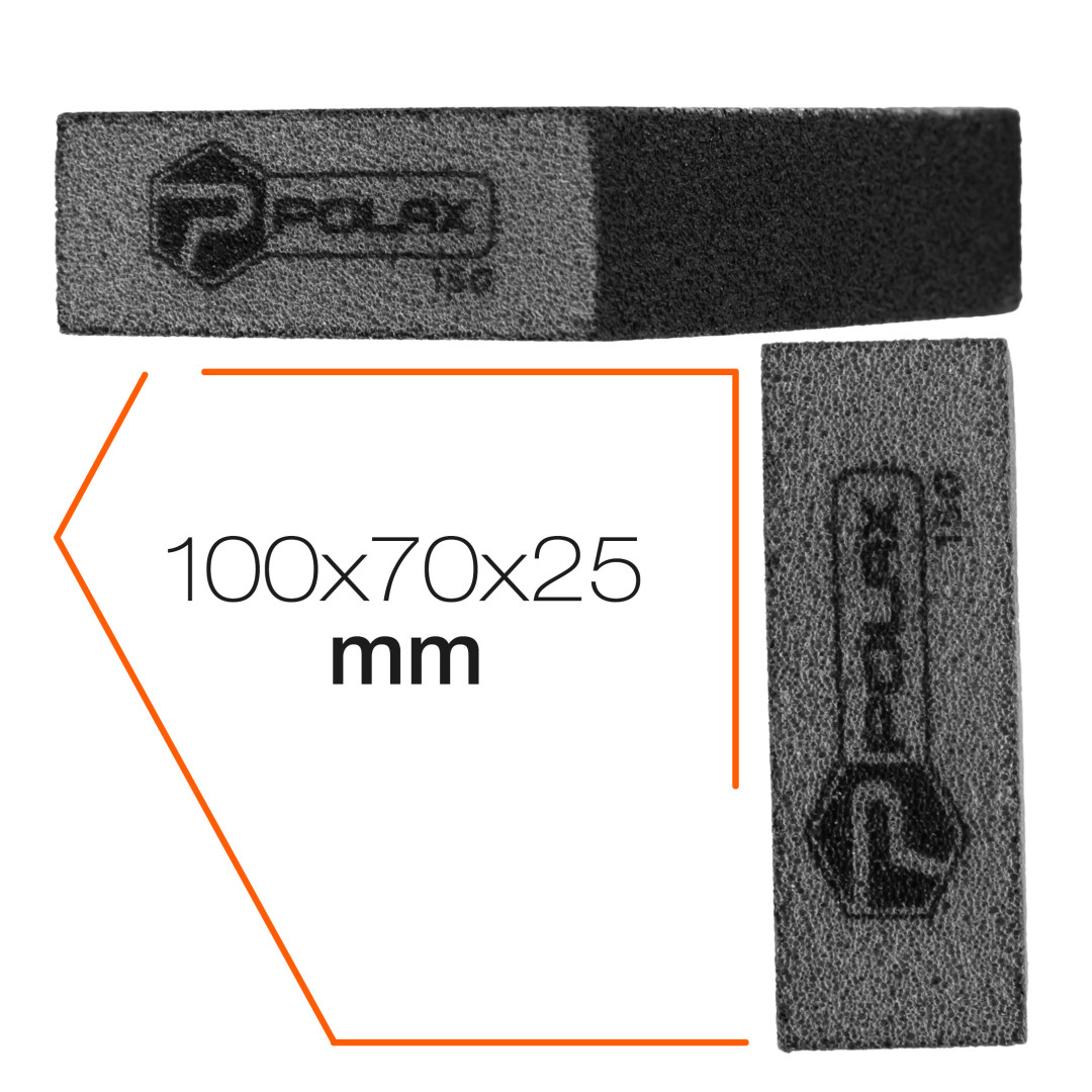 Губка шлифовальная P150 Polax прямая 100х70х25 мм (54-229)