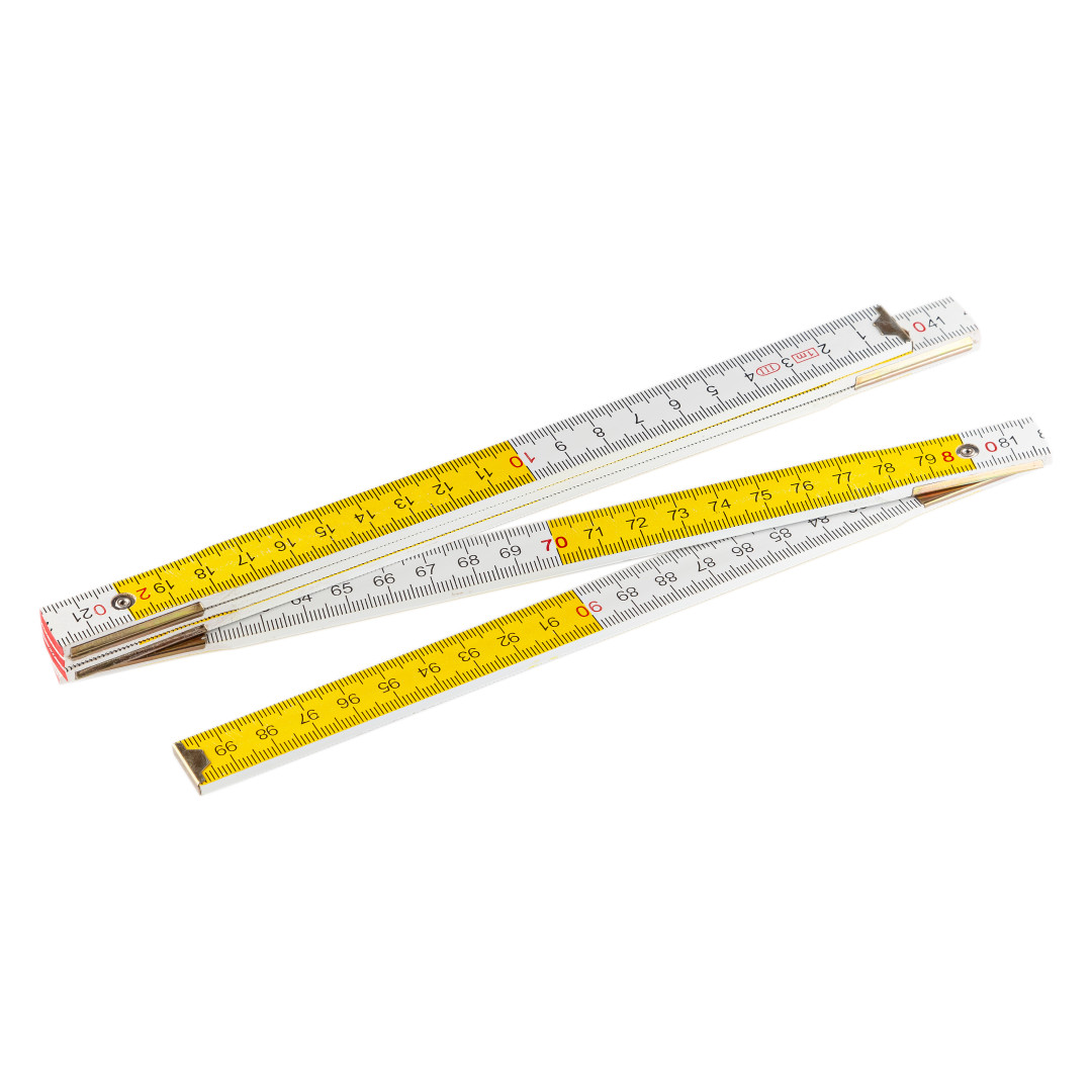 Линейка деревянная складная Polax 1 м 24.5х9.2х8.2 см (38-071)