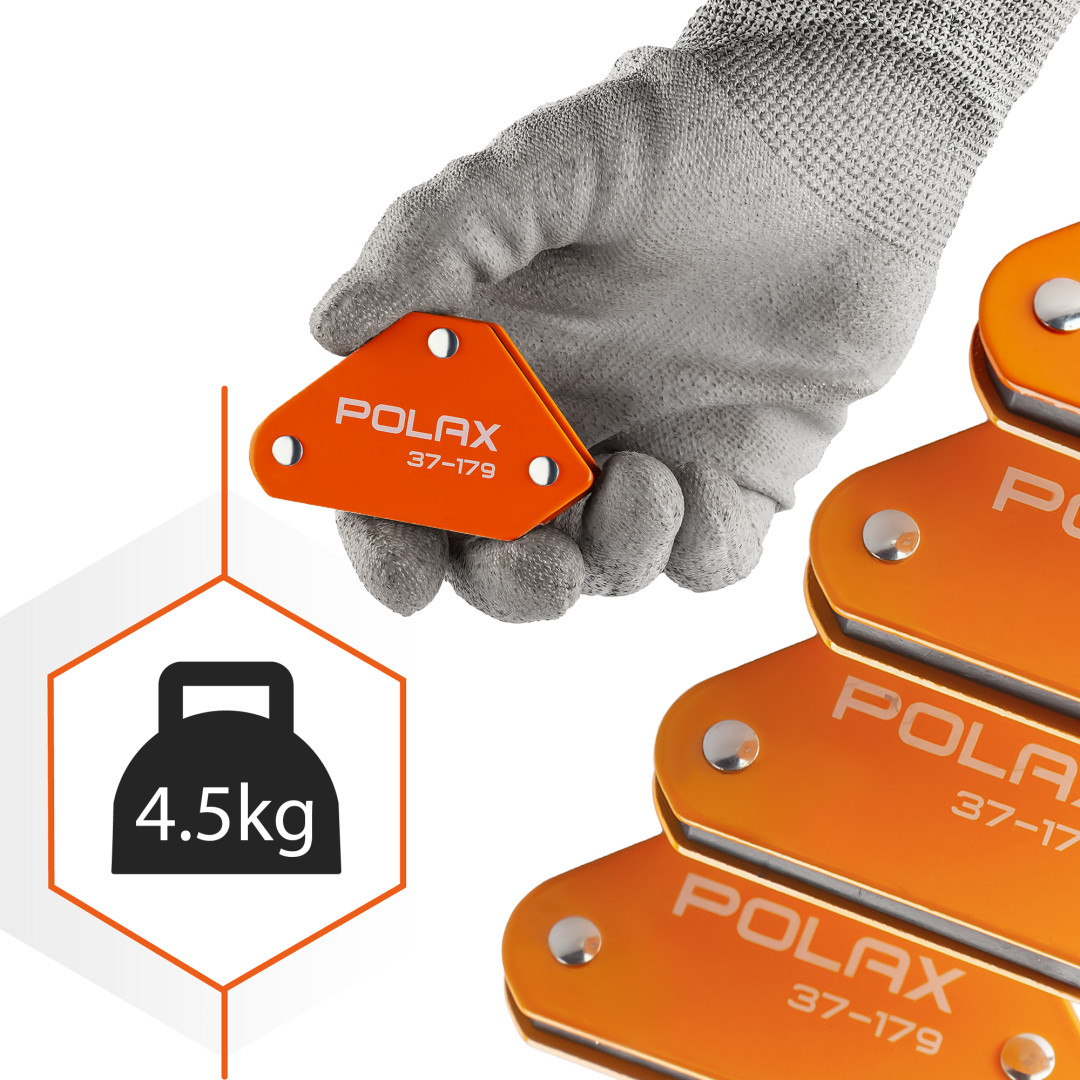 Набор магнитных держателей для сварки Polax 4 шт (37-179)