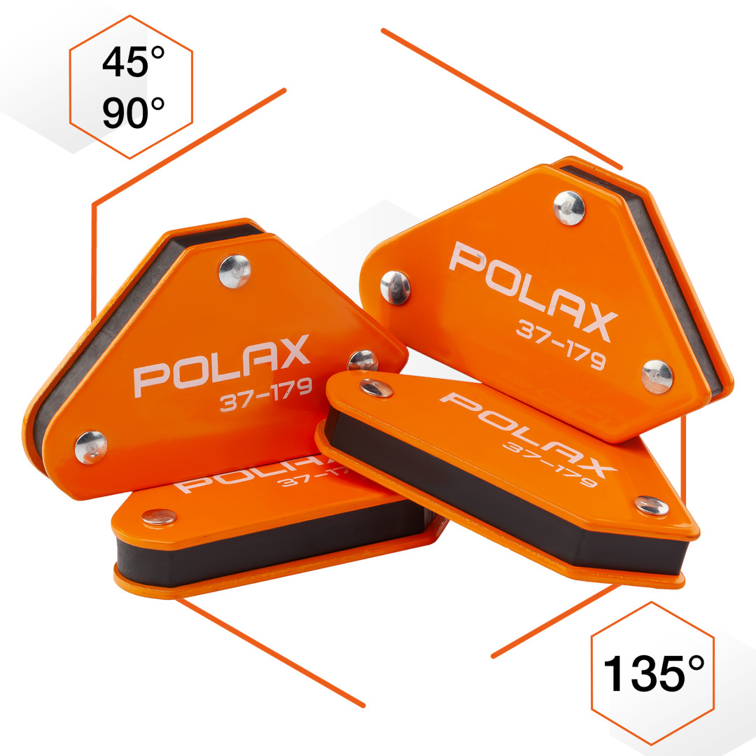 Набор магнитных держателей для сварки Polax 4 шт (37-179)
