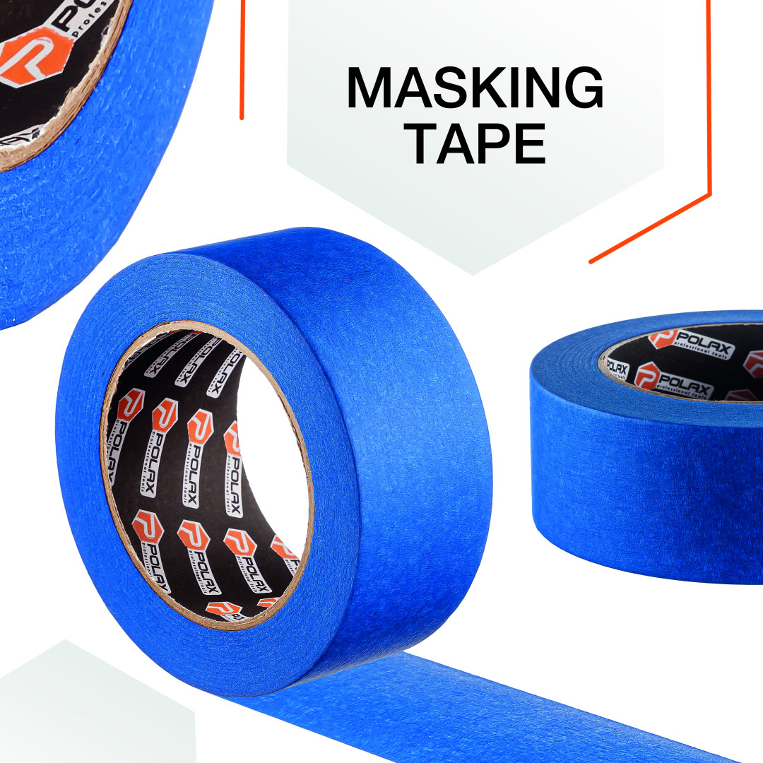 Малярная клейкая лента Polax Premium 48 мм х 50 м (101-291)