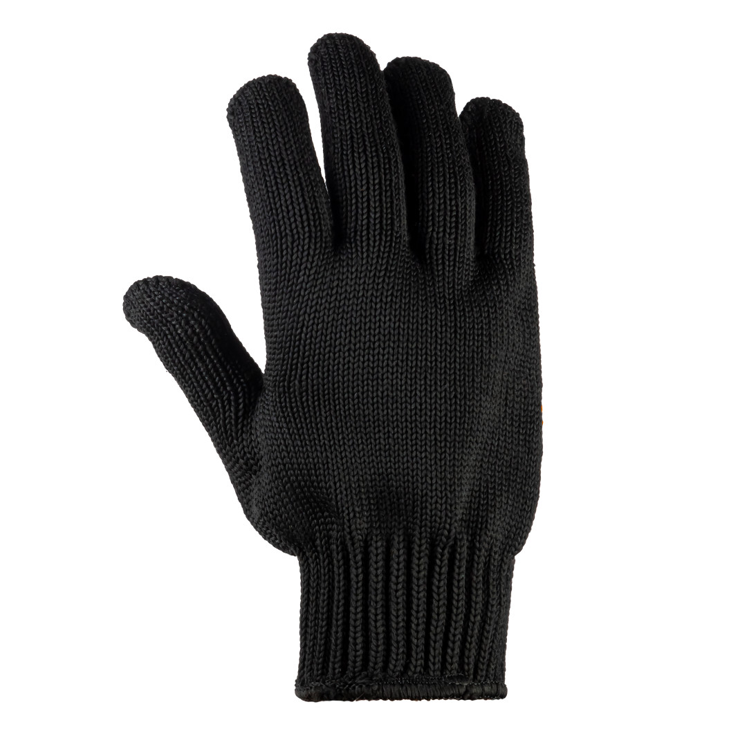Перчатки рабочие Polax с ПВХ покрытием черные, 70/30, р.11-XL (1000-333)