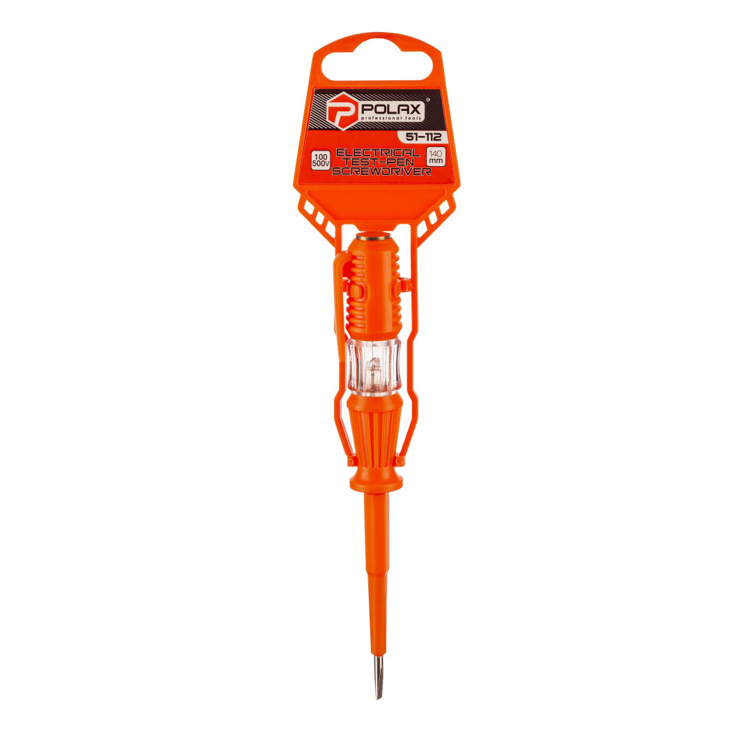 Отвертка-индикатор Polax 100-500В (51-112)