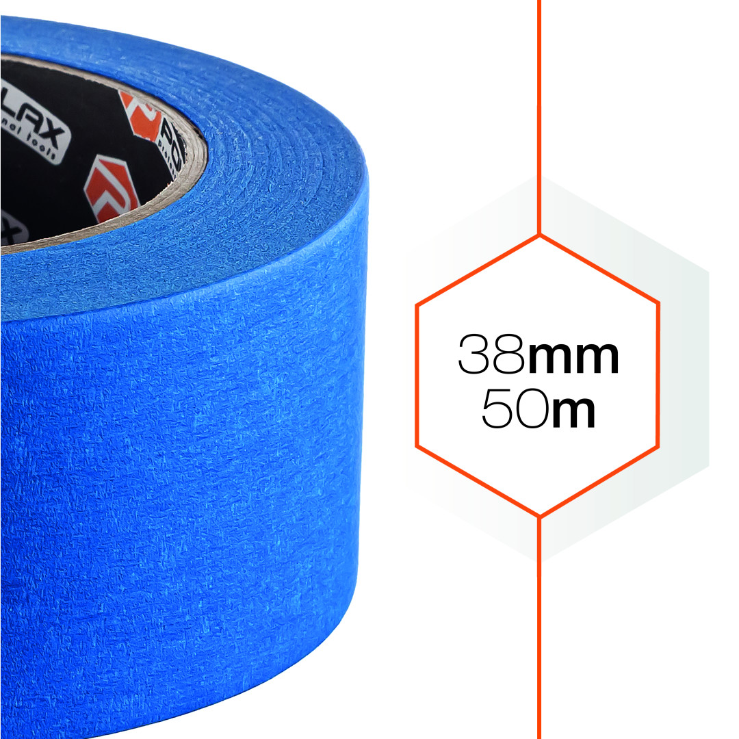 Малярная клейкая лента Polax Premium 38 мм х 50 м (101-290)